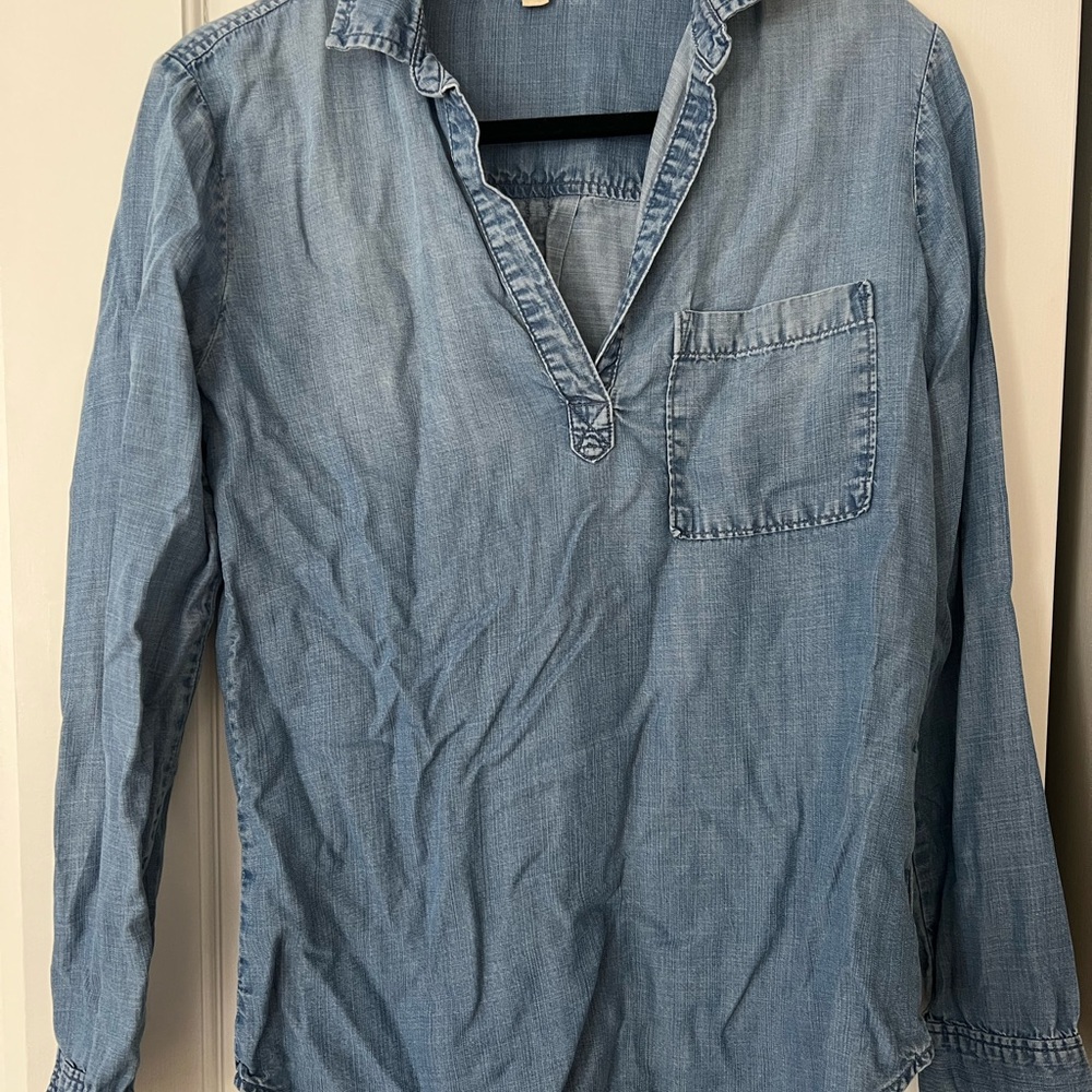 Denim Blue Casual Shirt
